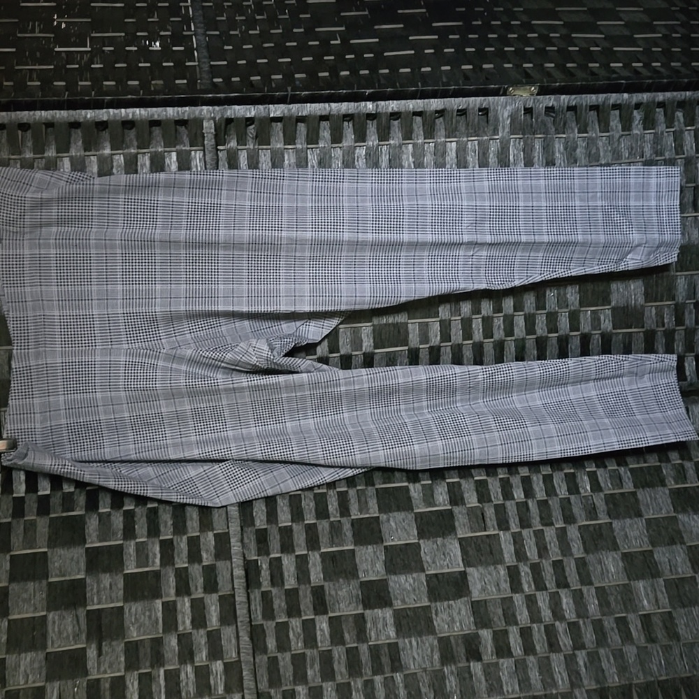 Old Navy Womens  Black & Gray Plaid Pull On XXL Pants NWT